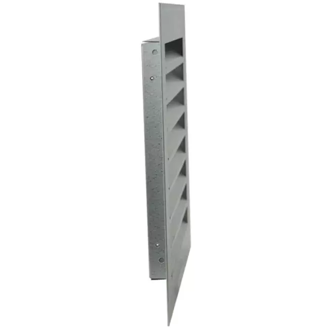 Metalen rooster industrieel 200x200mm zink - MRF2020Zn