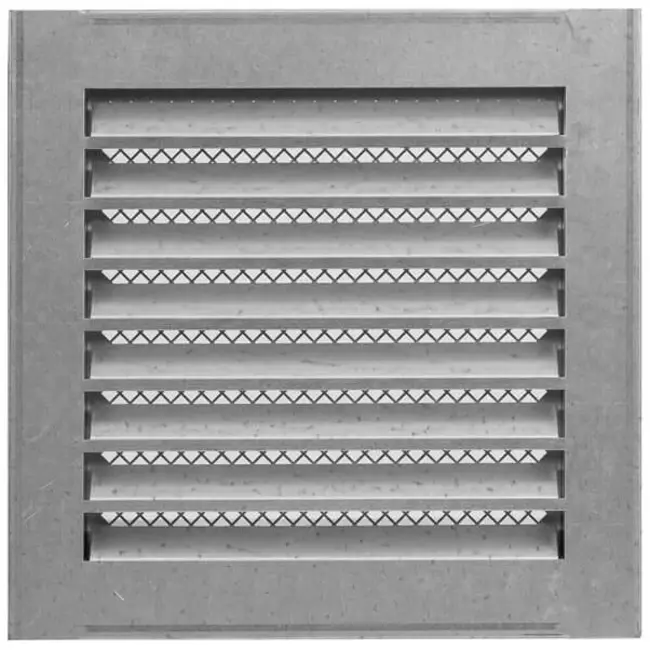 Metalen rooster industrieel 200x200mm zink - MRF2020Zn