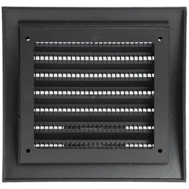 Muurrooster 150x150 mm antraciet - N10A