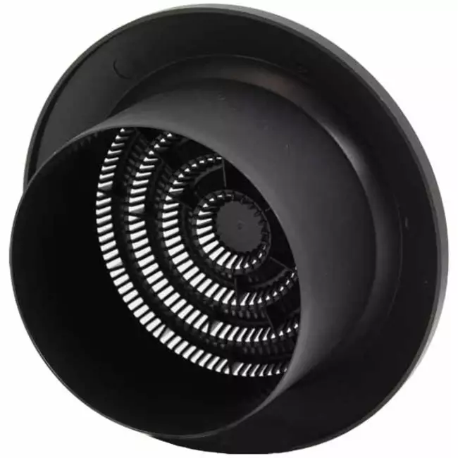 Rond ventilatierooster grill Ø100 mm antraciet - NGA100A