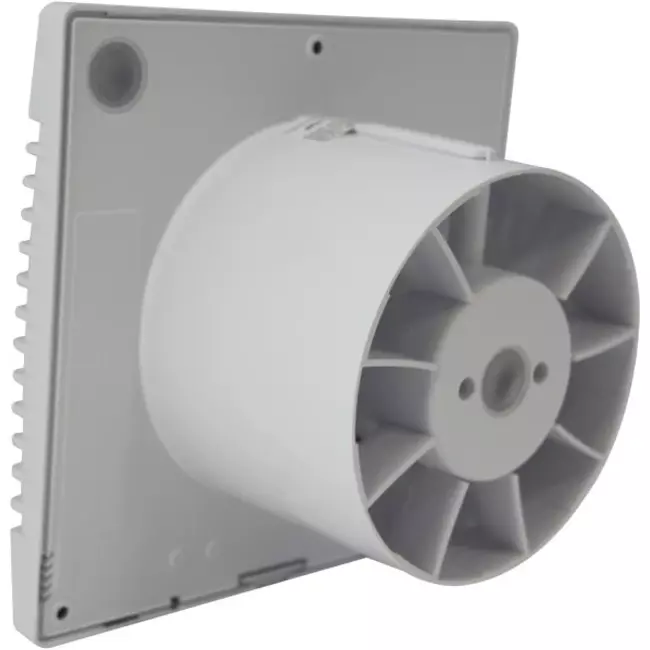Badkamer ventilator met Timer Ø 120 mm wit - pRim120TS