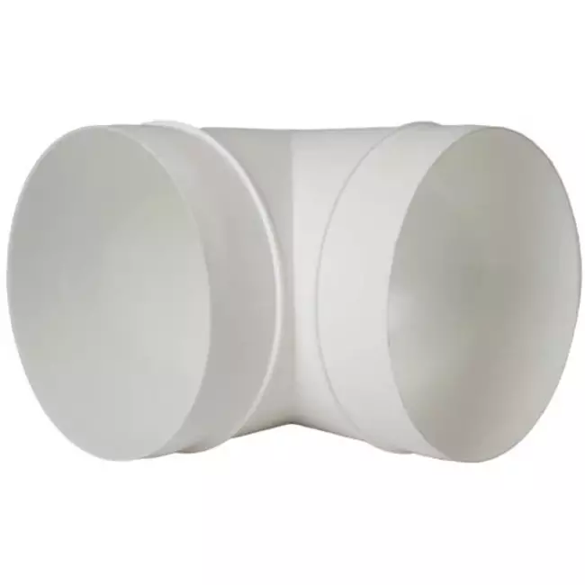 Ronde kunststof 90 ° bocht diameter: 100mm AL100-90
