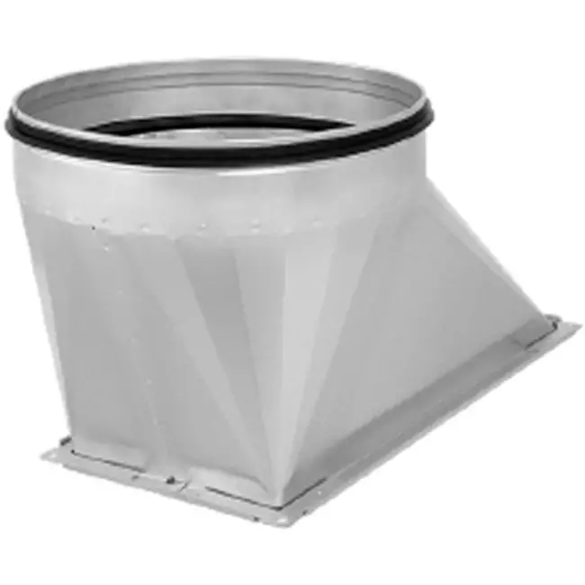 Ruck® overgang kanaal/pijp - 500x200 - Ø315 met rubber afdichting - UKR 1050 315