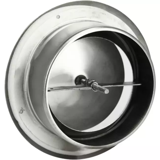 RVS ventilatie toevoer ventiel Ø 100 mm met montagebus - DVS-PY100