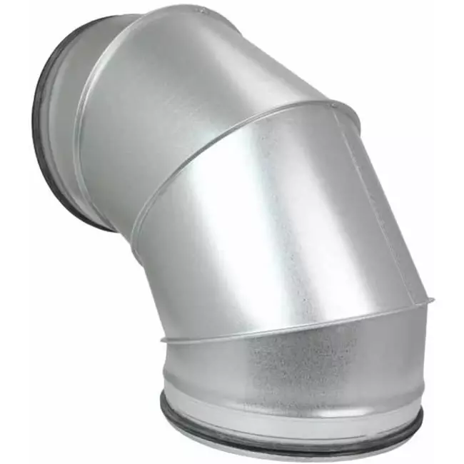 Ronde spiro bocht 90° Ø 250mm voor spirobuis