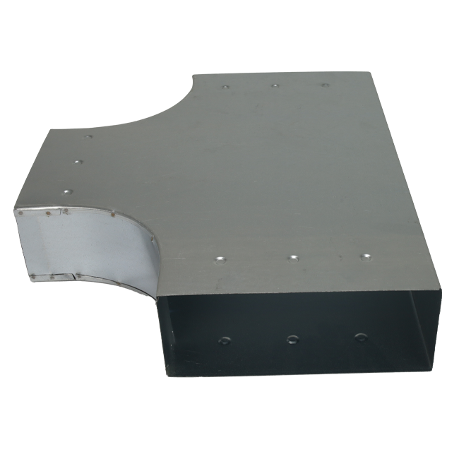 T-stuk 90 graden 300x80 - 220x80 tbv instortkanaal