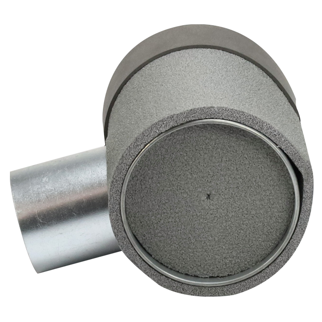 Thermoduct instortpot diameter 125mm H=80 mm enkel met gat voor tunnelbouw