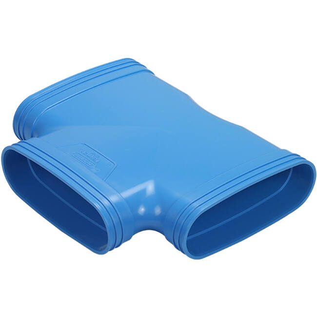 Wavin Ventiza T-stuk 90 graden PVC ovaal 235x80 mm M/M/M