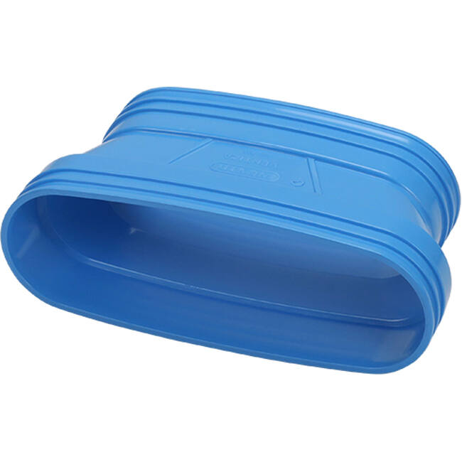Wavin Ventiza verloop PVC ovaal 235x80mm naar 195x80 mm M/M