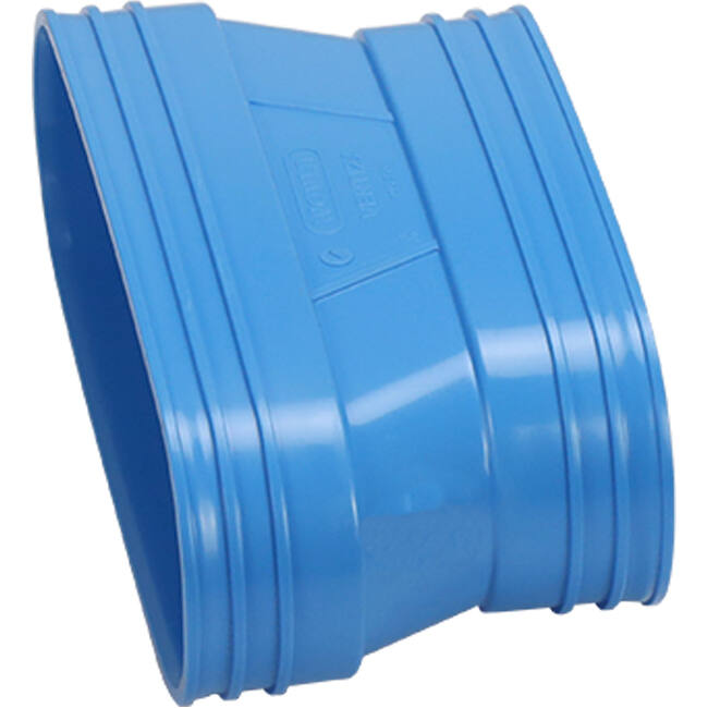 Wavin Ventiza verloop PVC ovaal 235x80mm naar 195x80 mm M/M