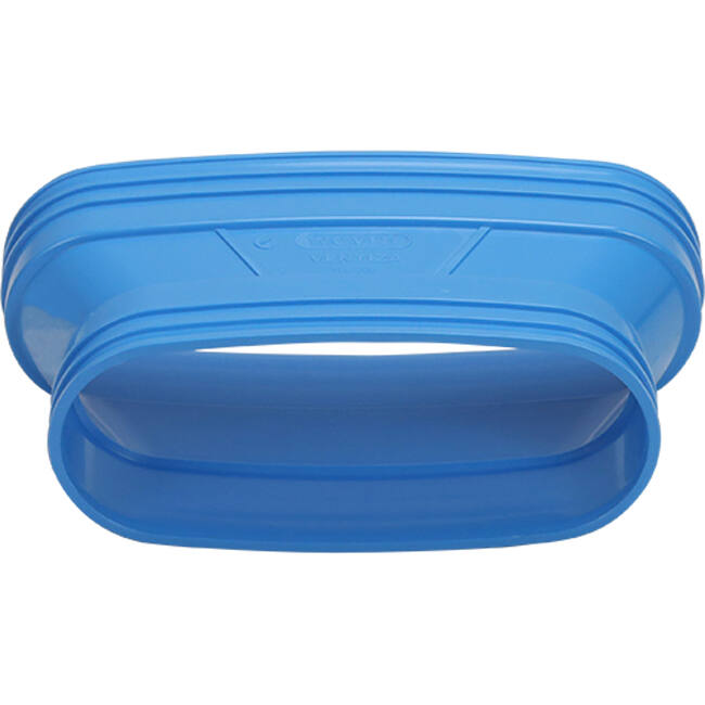 Wavin Ventiza verloop PVC ovaal 235x80mm naar 195x80 mm M/M