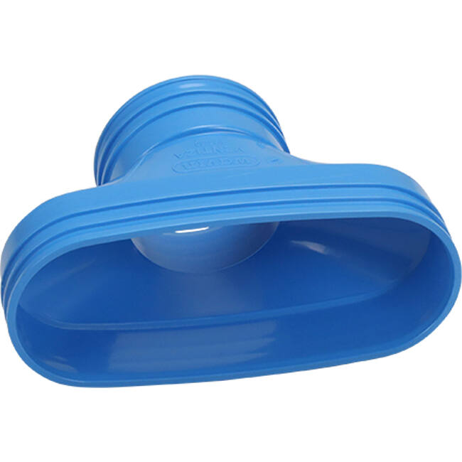 Wavin Ventiza verloop PVC ovaal 195x80 mm naar 80 mm M/M