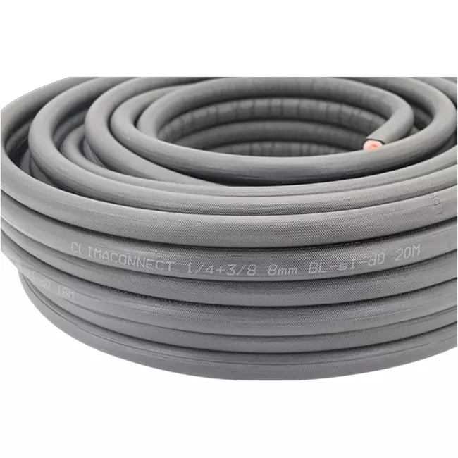 ClimaConnect Duo geisoleerde koelleiding 1/4-3/8 rol 20 meter