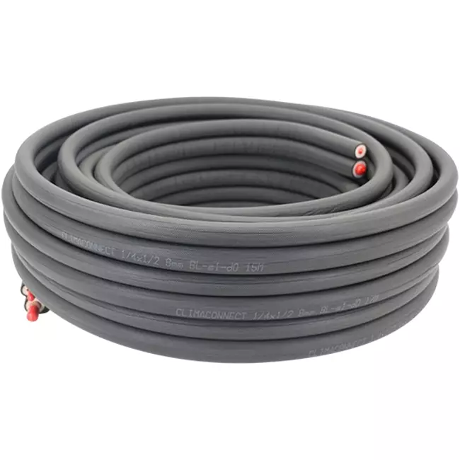 ClimaConnect Duo geisoleerde koelleiding 1/4-1/2 rol 20 meter
