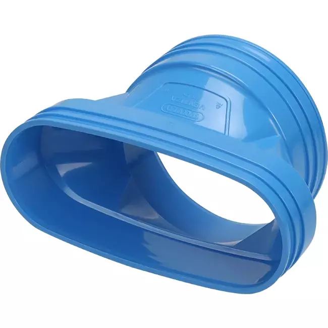 Wavin Ventiza verloop PVC ovaal 235x80 mm naar 160 mm M/M