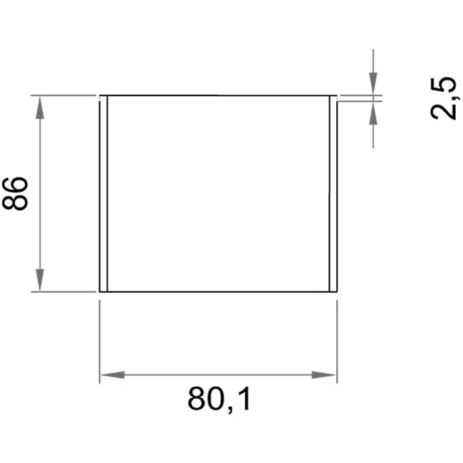 Wavin Ventiza lijmmof PVC rond 125 mm M/M