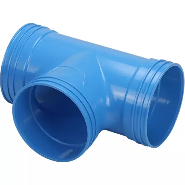 Wavin Ventiza T-stuk 90 graden PVC rond 160 mm M/M/M