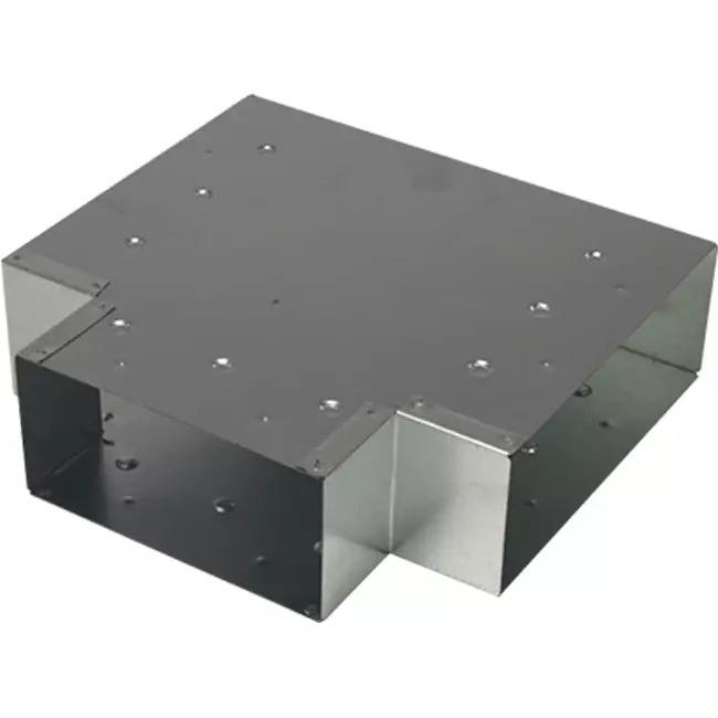 T-stuk (haaks) 90 graden 170x80 mm - 170x80 mm tbv instortkanaal