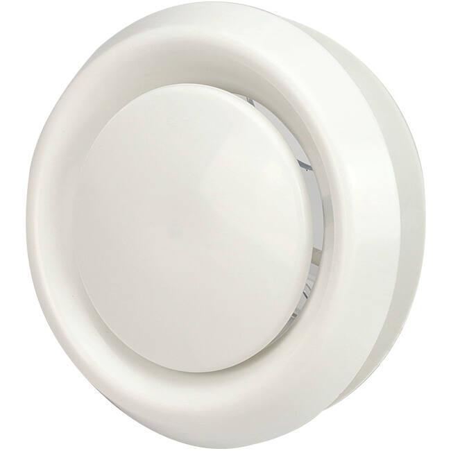 Ventilatie ventiel 125mm toevoer -en afvoer met klemveren - DAV-C125