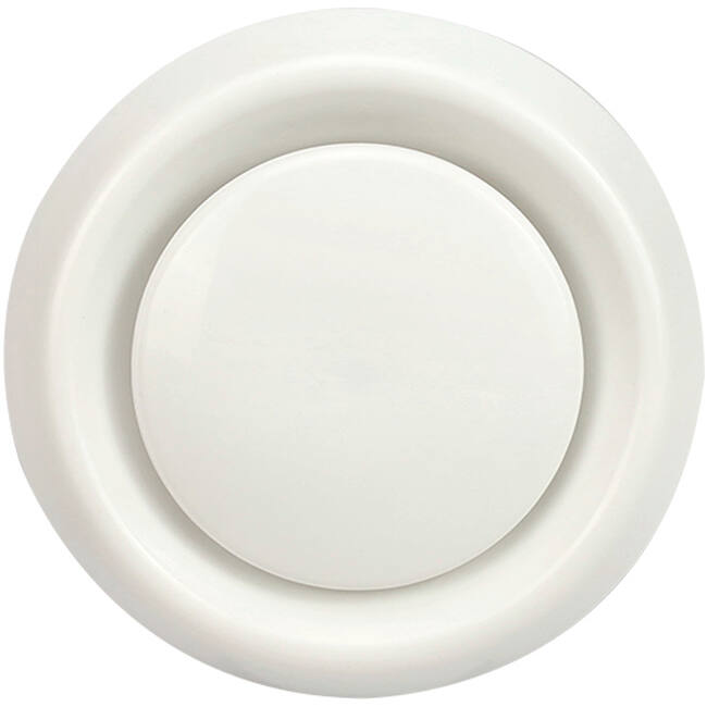 Ventilatie ventiel 125mm toevoer -en afvoer met klemveren - DAV-C125