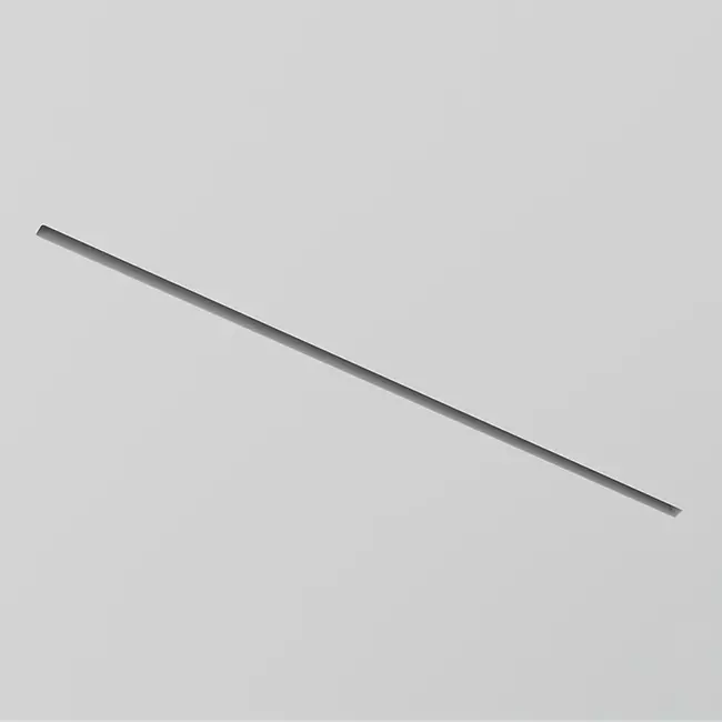 Ergovent instucbaar frameloos lijnrooster 1000 mm met aansluitdiameter 90 mm - profiel