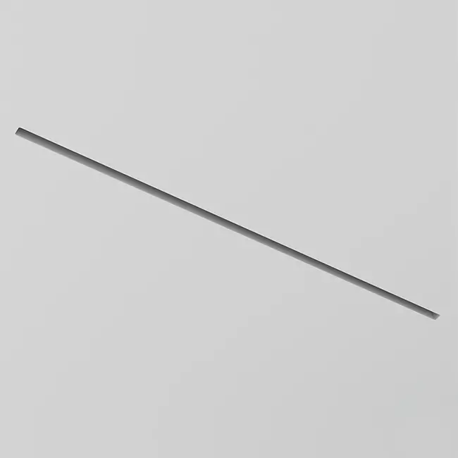 Ergovent instucbaar frameloos lijnrooster 1000 mm met aansluitdiameter 90 mm - standaard
