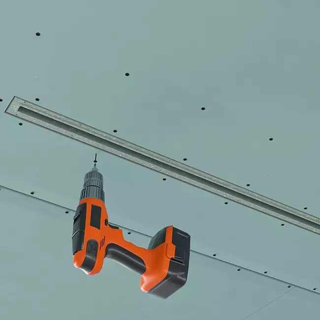 Ergovent instucbaar frameloos lijnrooster 1000 mm met aansluitdiameter 75 mm - standaard