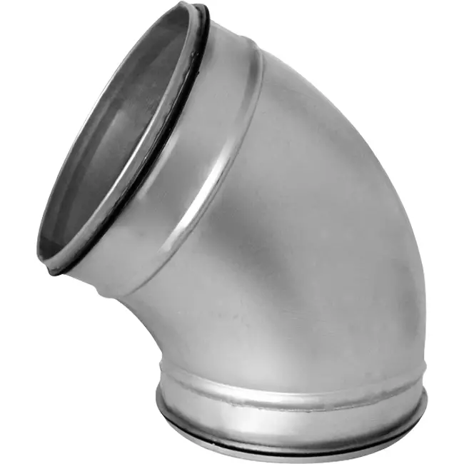 Ronde spiro bocht 60° Ø 125mm voor spirobuis