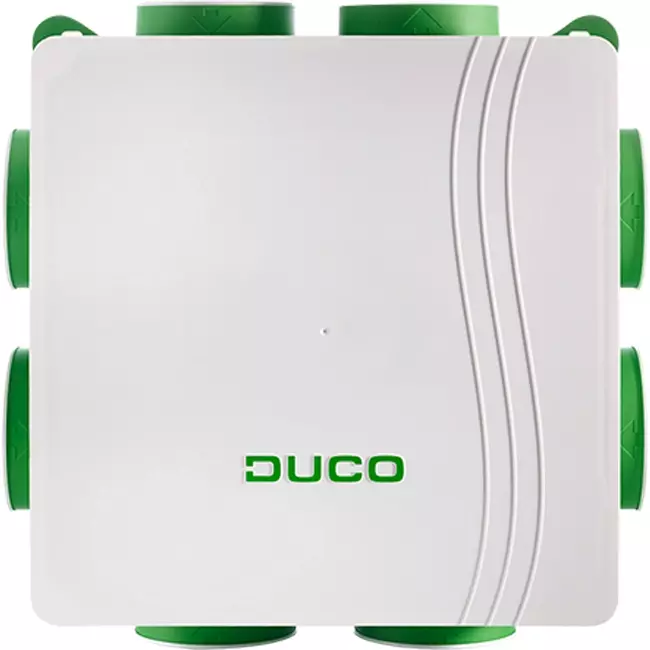 DucoBox Silent 2.0 400 m³/h + RF bediening + CO2 sensor - randaarde stekker