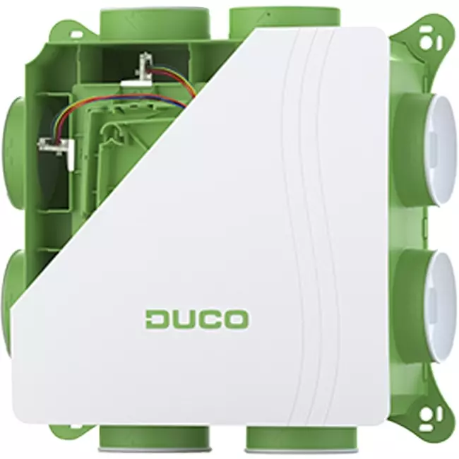 DucoBox Silent 2.0 400 m³/h + RF bediening + CO2 sensor - randaarde stekker
