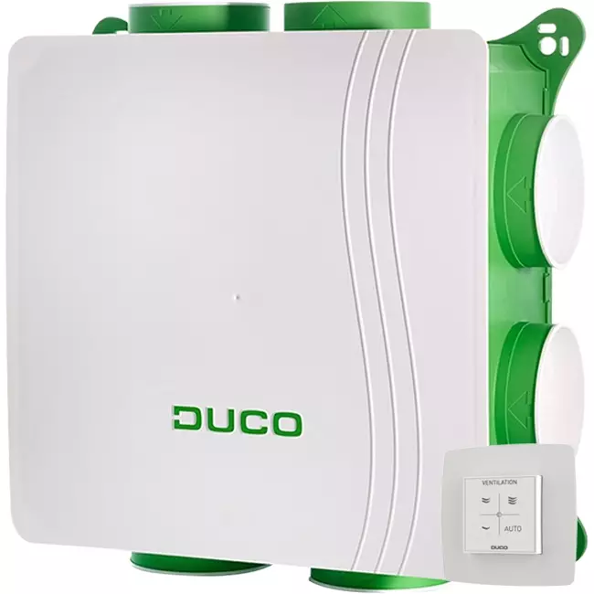DucoBox Silent 2.0 400 m³/h + RF bediening - randaarde stekker