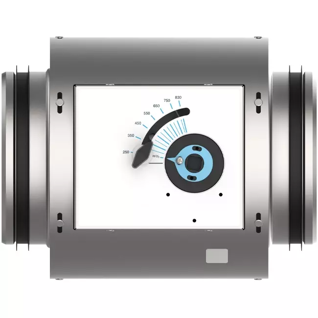 Ronde CAV Constant volumeregelaar dubbelwandig diameter 100 mm