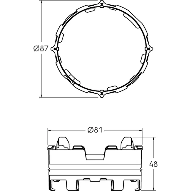 Ubbink Air Excellent 34C Click-Seal Ring - 10 stuks
