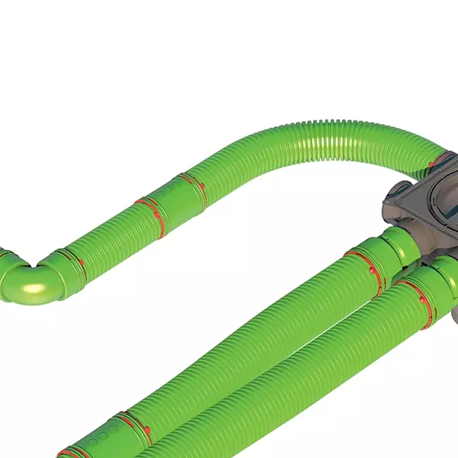 Ubbink Air Excellent 48C koppelstuk voor DBOX luchtverdeelkast 200/800