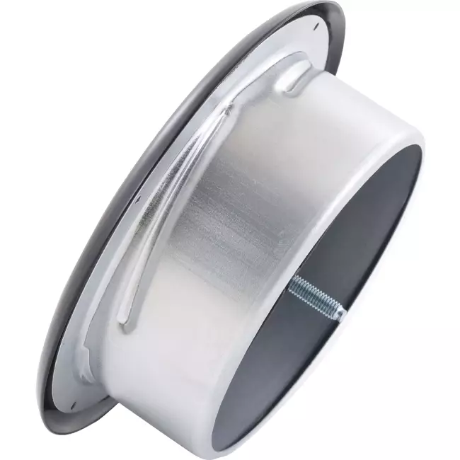 Ventilatie afvoer ventiel 100mm metaal - E-DVS100 RAL 9005 30% glans