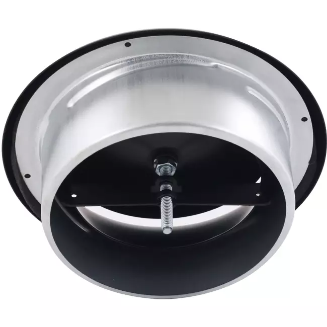 Ventilatie toevoer ventiel 125mm metaal - S-DVS125 RAL 9005 30% glans