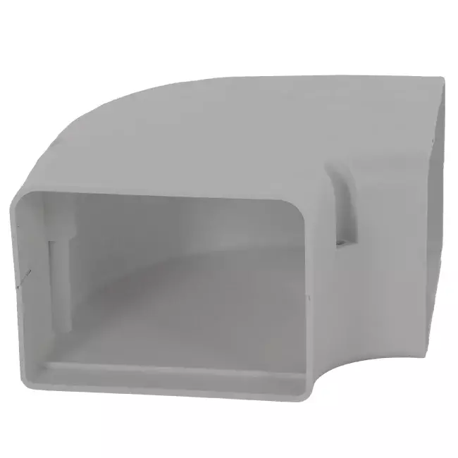 ClimaConnect 90° platte bocht voor montagekanaal 100 mm - RAL 9010