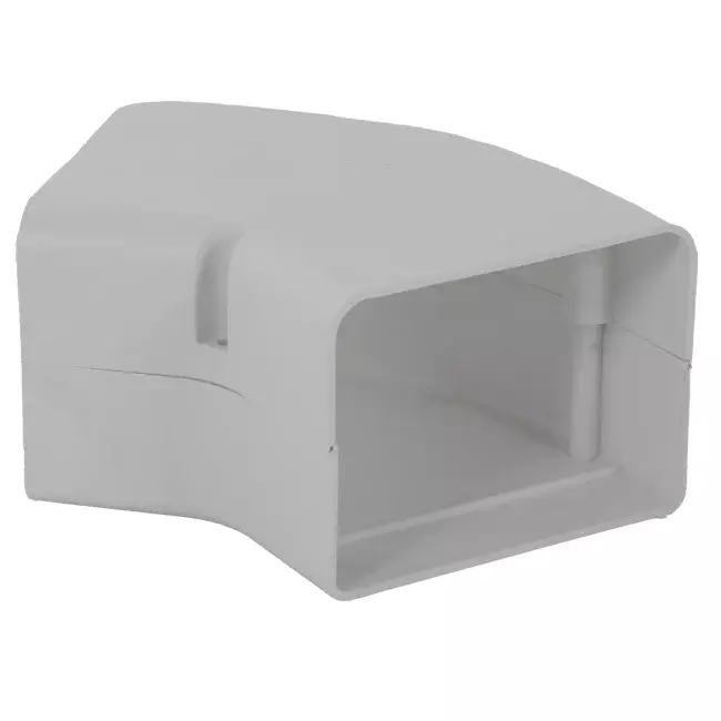 ClimaConnect 45° platte bocht voor montagekanaal 100 mm - RAL 9010