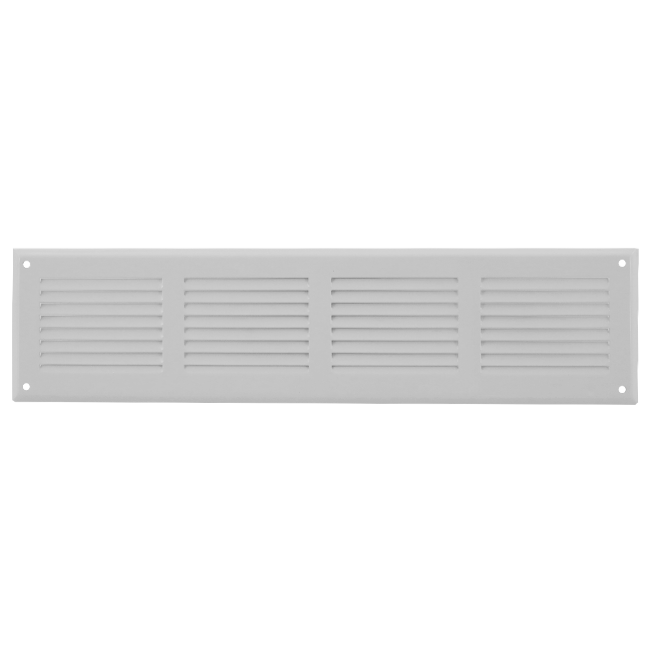 Wandrooster 500x100mm aluminium - RAL9016