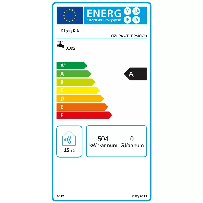 Kizura Close-in elektrische keukenboiler 10L