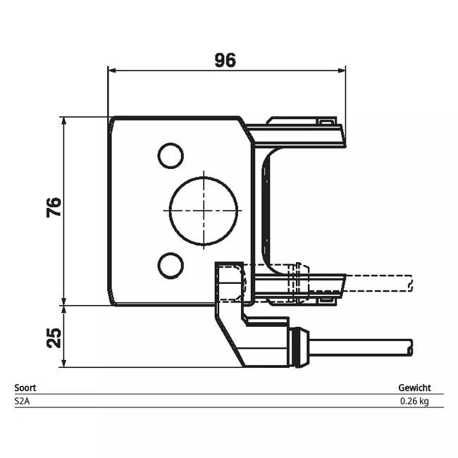 Belimo opsteekbare hulpschakelaar 2x wisselcontact - S1A