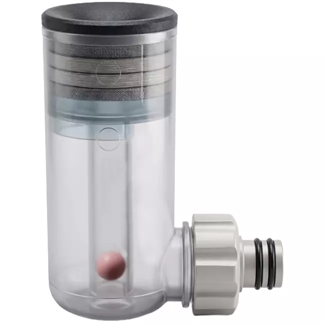 Waterloze inbouwsifon voor condenswater afvoer