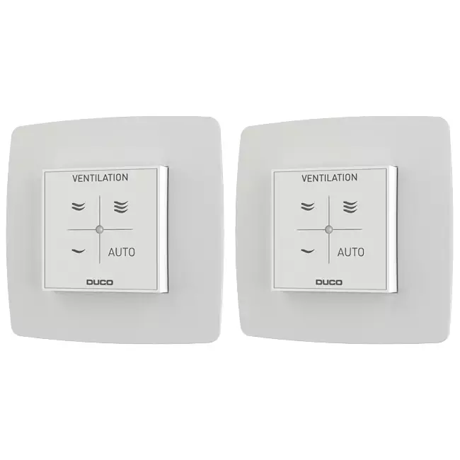 DucoBox Silent 2.0 400 m³/h + RF bediening + CO2 sensor - randaarde stekker