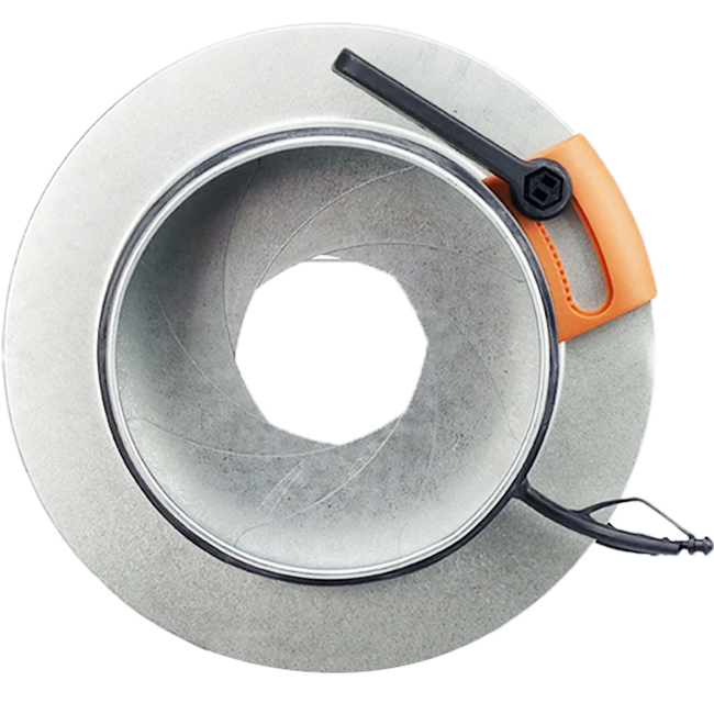 Irisklep 150 mm - RVS 316L - IRIS150