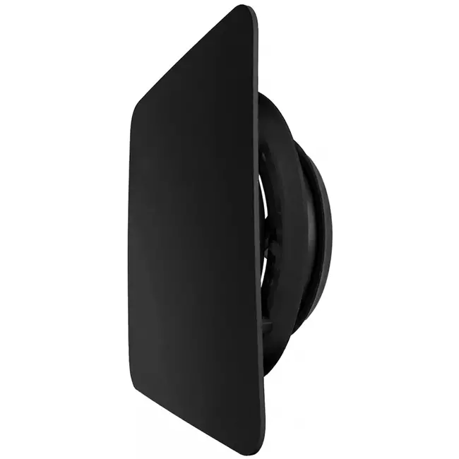 ClimaConnect Design ventiel vierkant Ø 125 mm - zwart