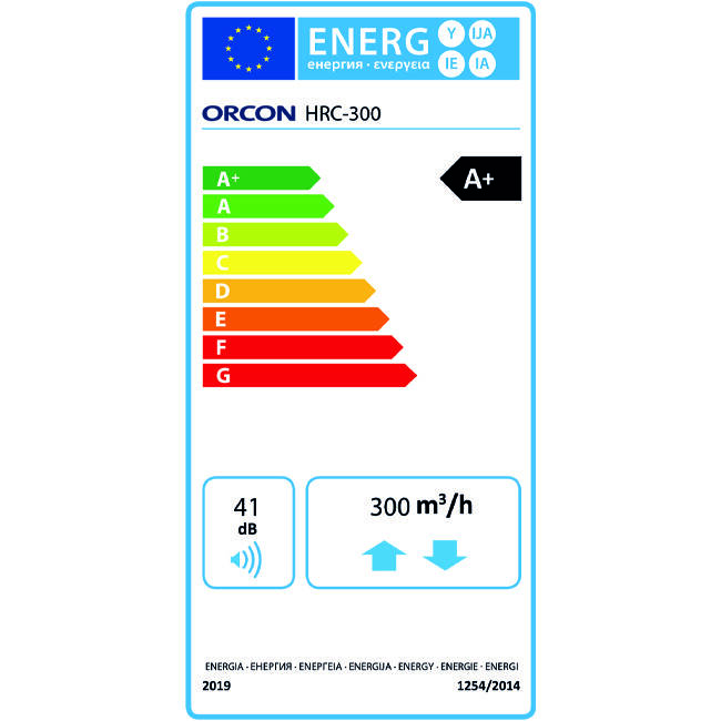 Orcon HRC-300 MaxComfort DN160 - 300 m³/h