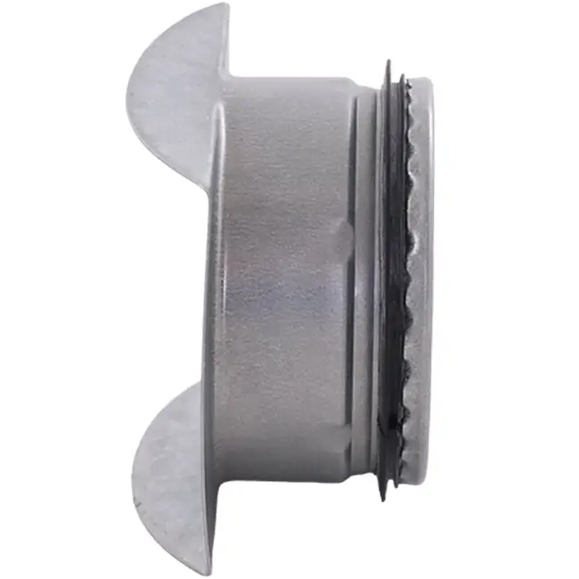 Aftak stuk met SAFE diameter 80 mm met 90 graden