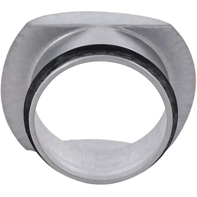 Aftak stuk met SAFE diameter 80 mm met 90 graden