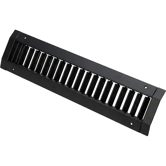 ClimaConnect kanaalrooster dubbel instelbaar 825x75 mm voor buis 160 tot 400 mm - RAL 9005