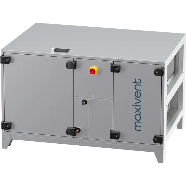 Maxivent WTW luchtbehandelingkasten met warmtewiel 3400 m3/h met DX-batterij horizontaal links - RHE 3400 H ODJL